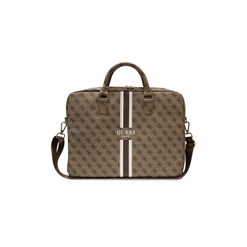 Hurtownia GSM - Torba Guess GUCB15P4RPSW 16 cali brązowy /brown 4G Printed Stripes - GUE2660 - {ean13} - Hurt