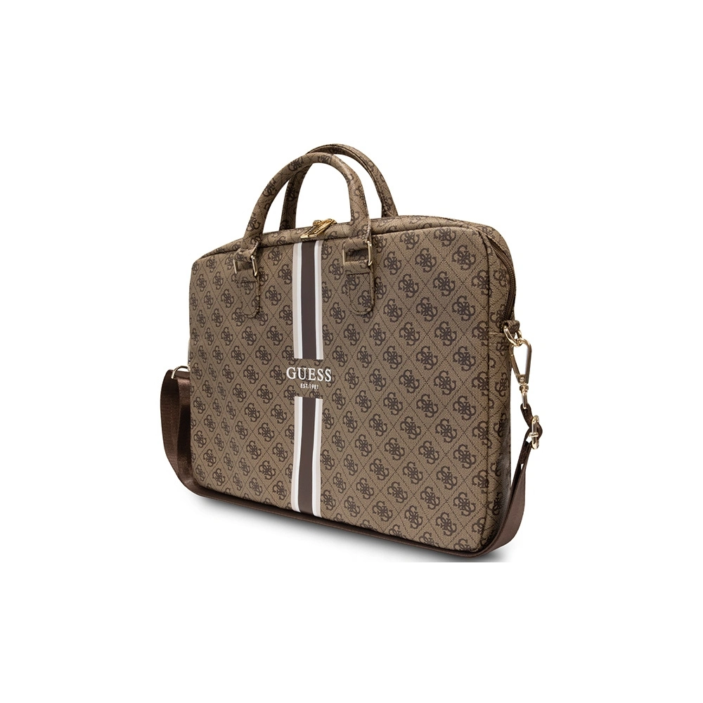 Hurtownia GSM - Torba Guess GUCB15P4RPSW 16 cali brązowy /brown 4G Printed Stripes - GUE2660 - {ean13} - Hurt