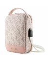 Torba Guess GUHBHGCFSEP Organizer różowy/pink GCube Stripe
