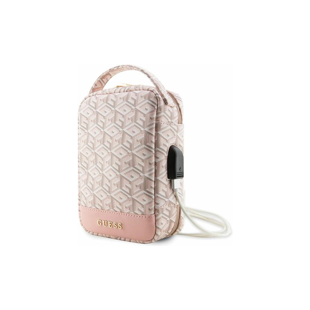 Hurtownia GSM - Torba Guess GUHBHGCFSEP Organizer rosa/pink GCube Stripe - GUE2662 - {ean13} - Hurt