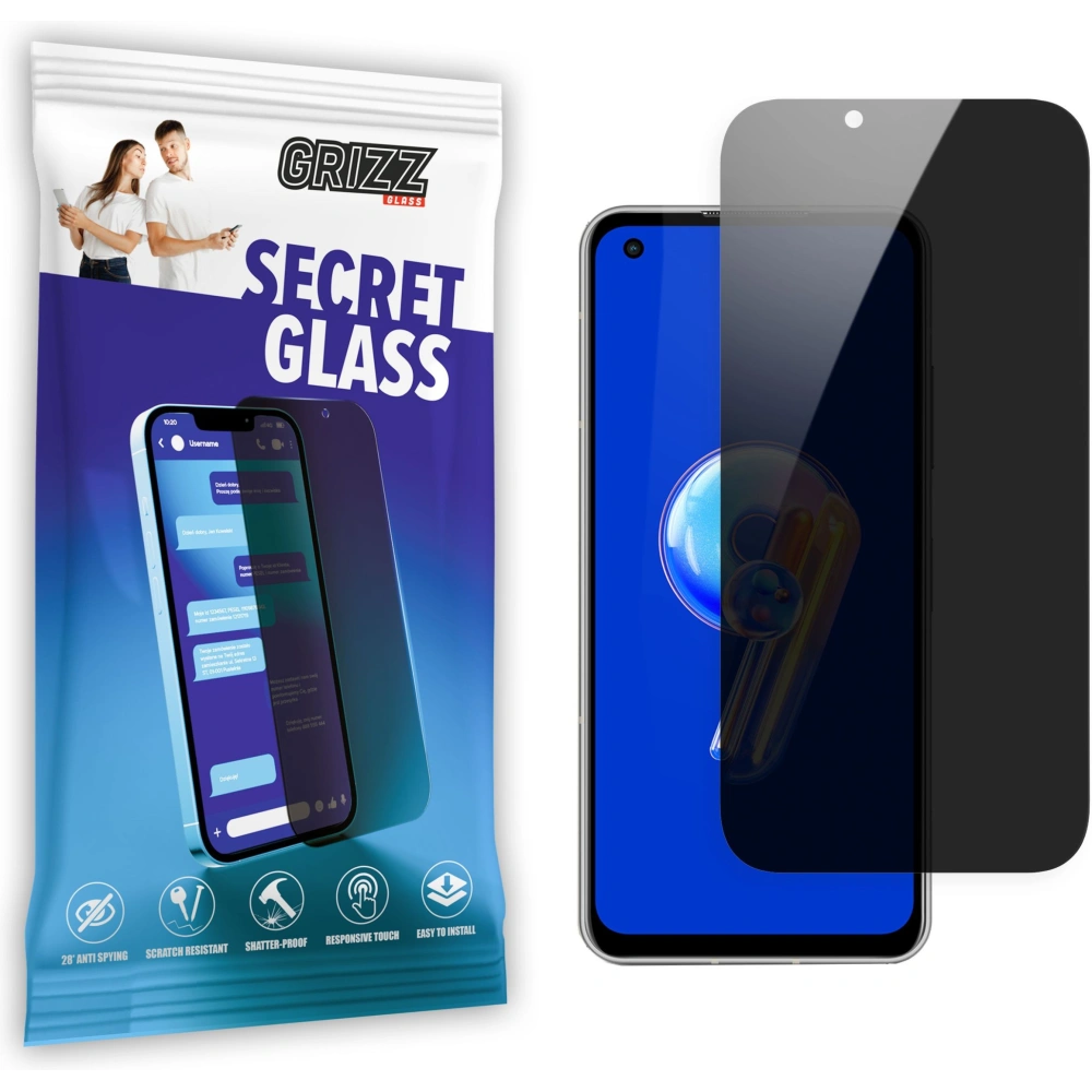 Hurtownia GSM - Sticlă de confidențialitate GrizzGlass SecretGlass pentru Asus ZenFone 9 - GRZ5383 - {ean13} - Hurt