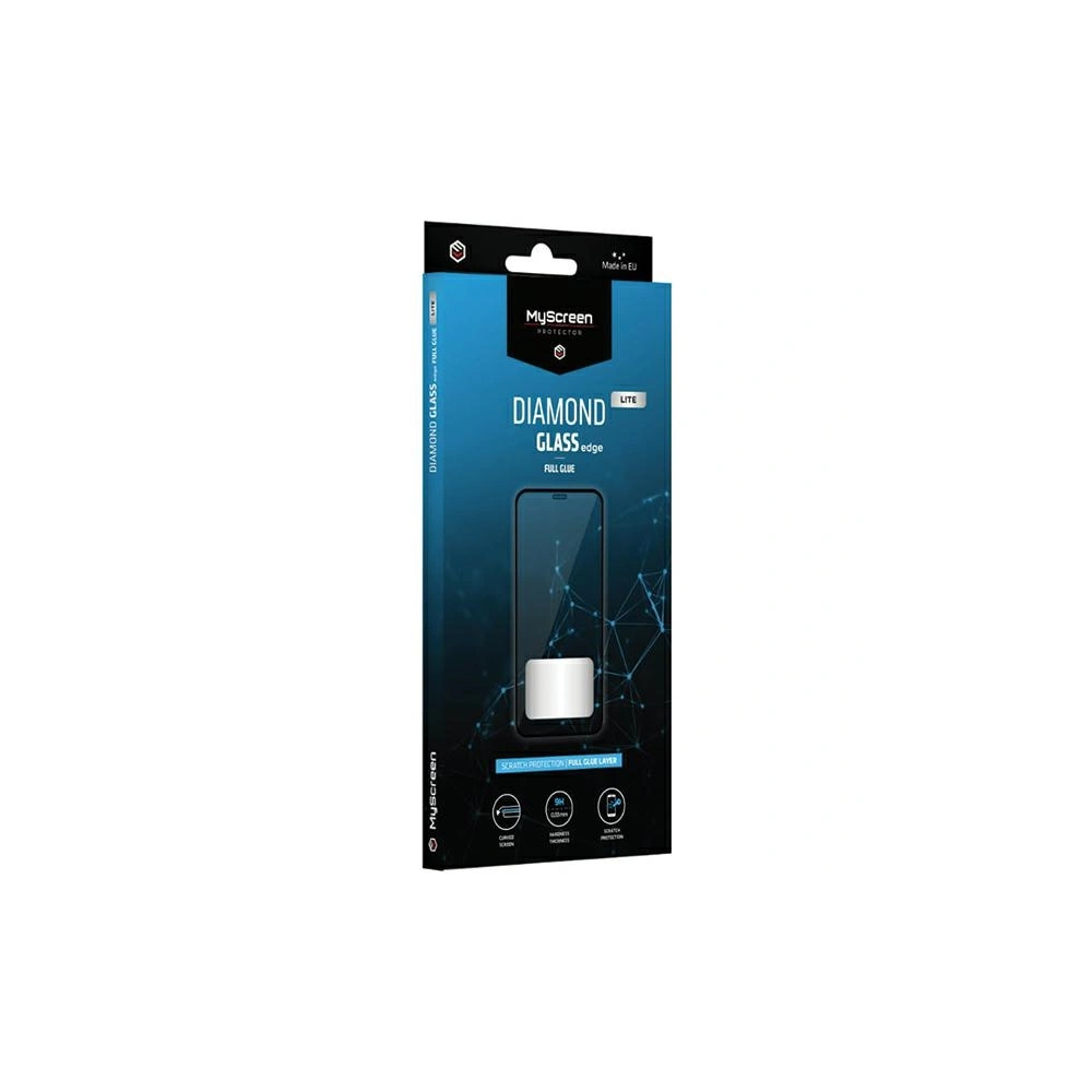 Wholesale MyScreen Diamond Glass Edge Lite FG Apple iPhone 15 Pro black Full Glue - MSRN398 - {ean13} - Hurt