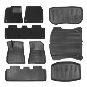 Wholesale Baseus T-Space Car Floor Mats Tesla 9 parts (black velvet) - BSU4448 - {ean13} - Hurt