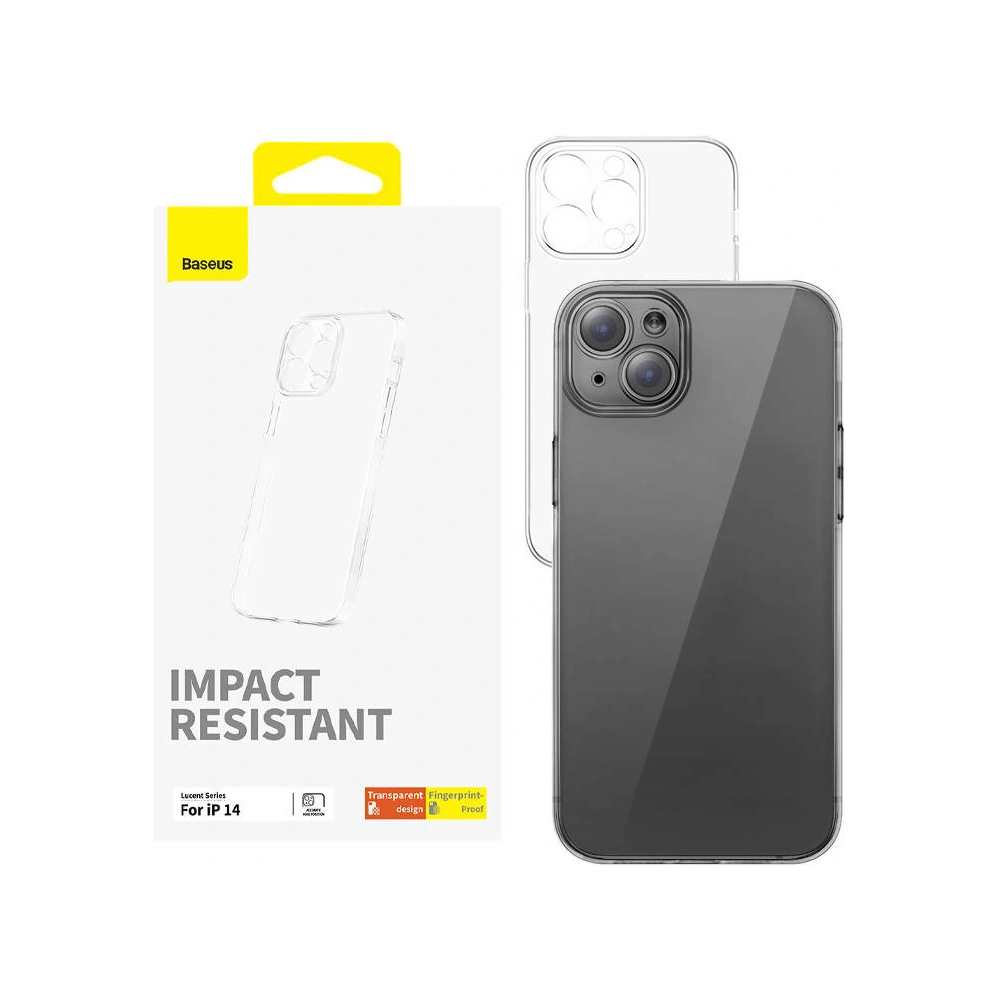 Hurtownia GSM - Etui Baseus OS-Lucent Sorozat Apple iPhone 14 (Átlátszó) - BSU4452 - {ean13} - Hurt