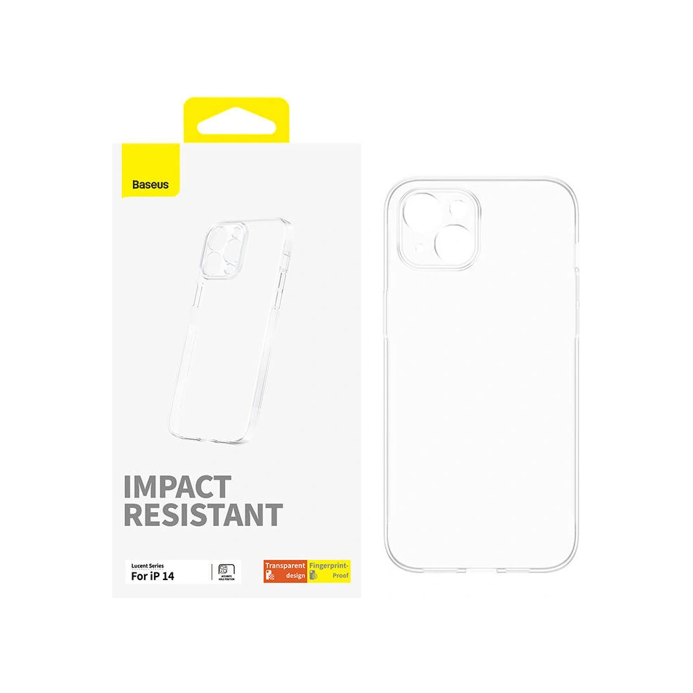 Hurtownia GSM - Etui Baseus OS-Lucent Sorozat Apple iPhone 14 (Átlátszó) - BSU4452 - {ean13} - Hurt