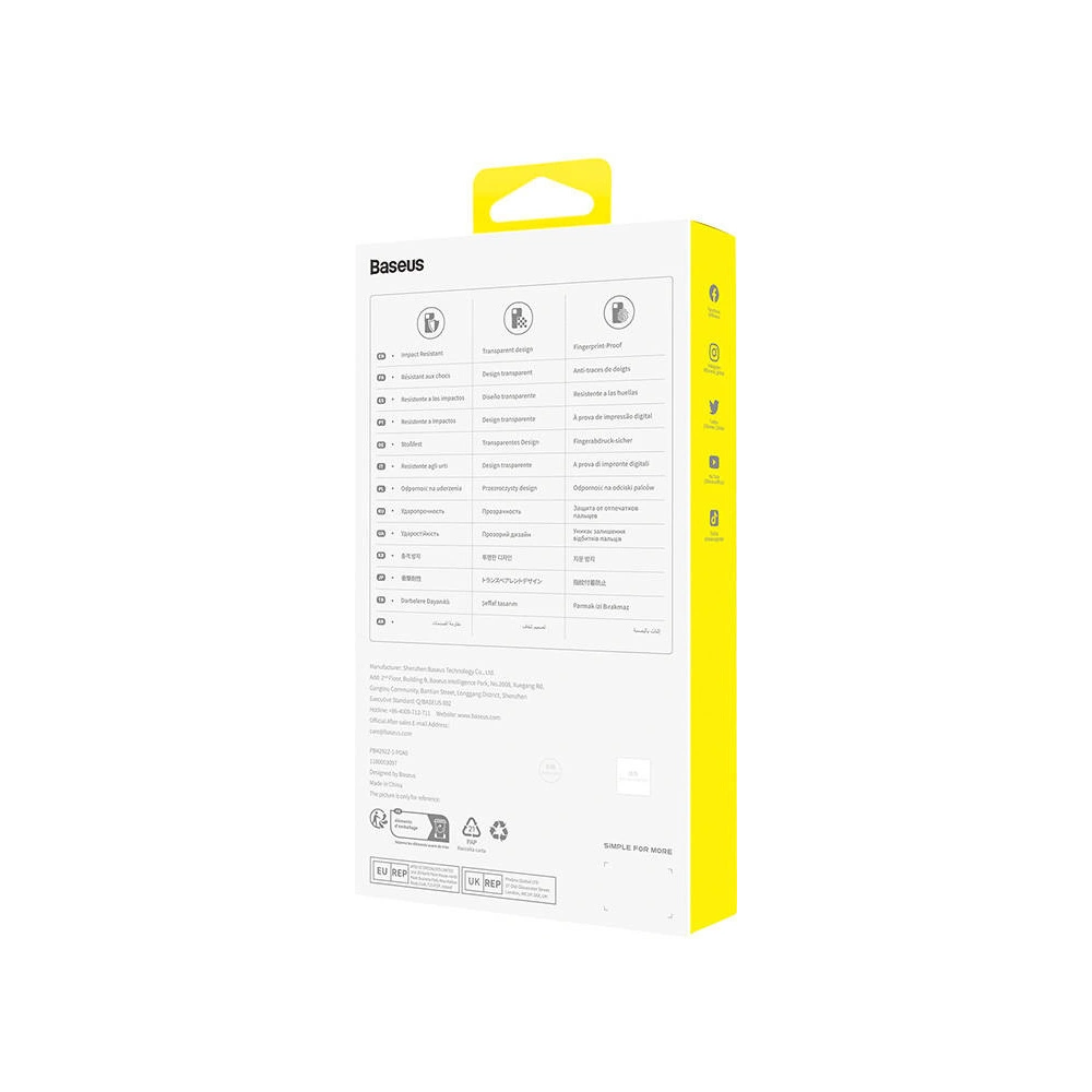 Hurtownia GSM - Etui Baseus OS-Lucent Sorozat Apple iPhone 14 (Átlátszó) - BSU4452 - {ean13} - Hurt