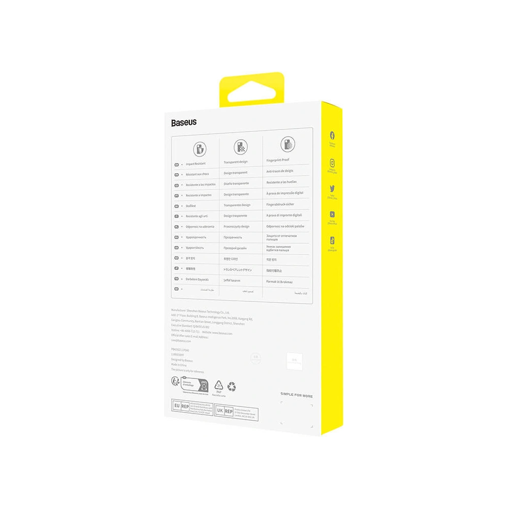 Hurtownia GSM - Etui Baseus OS-Lucent Series Apple iPhone 14 Pro (Průhledný) - BSU4453 - {ean13} - Hurt
