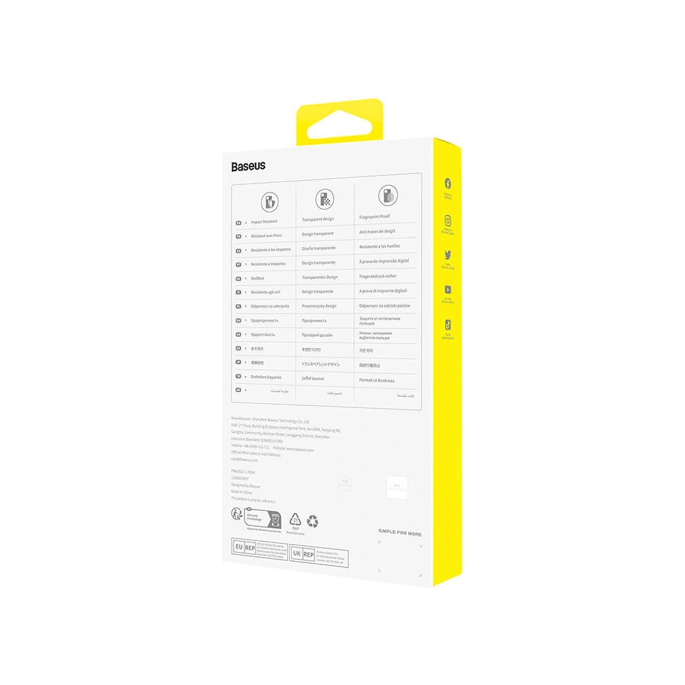 Hurtownia GSM - Etui Baseus OS-Lucent Sorozat Apple iPhone 14 Plus / 15 Plus (Átlátszó) - BSU4454 - {ean13} - Hurt