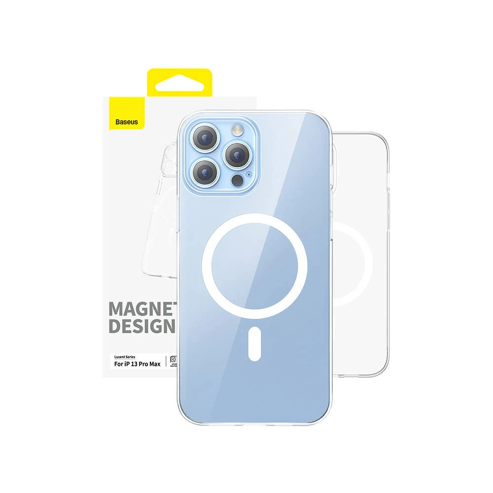 Hurtownia GSM - Etui Baseus OS-Lucent Series MagSafe Apple iPhone 13 Pro Max (Przezroczysty) - BSU4458 - {ean13} - Hurt