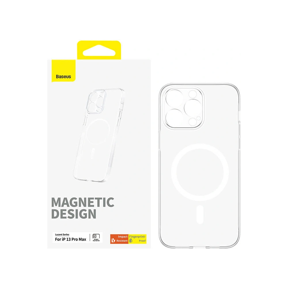 Hurtownia GSM - Etui Baseus OS-Lucent Series MagSafe Apple iPhone 13 Pro Max (Transparent) - BSU4458 - {ean13} - Hurt