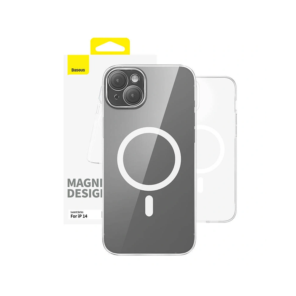 Hurtownia GSM - Etui Baseus OS-Lucent Series MagSafe Apple iPhone 14 (Transparent) - BSU4459 - {ean13} - Hurt