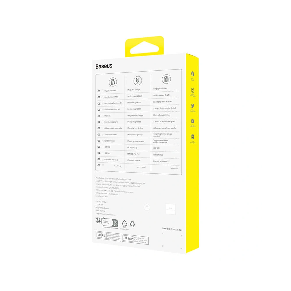 Wholesale Baseus OS-Lucent Series MagSafe Apple iPhone 14 Pro (clear) - BSU4460 - {ean13} - Hurt