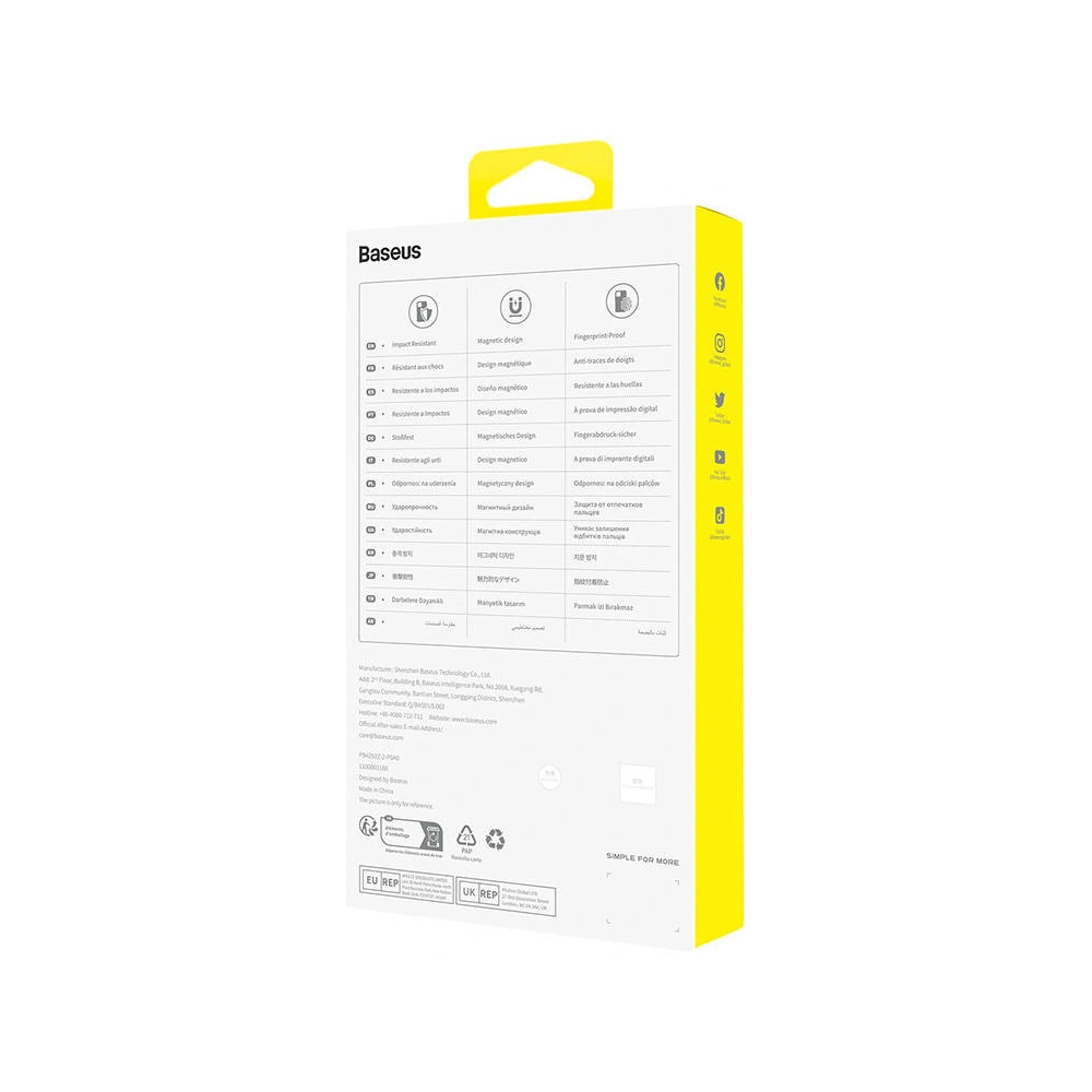 Wholesale Baseus OS-Lucent Series MagSafe Apple iPhone 14 Plus / 15 Plus (clear) - BSU4461 - {ean13} - Hurt