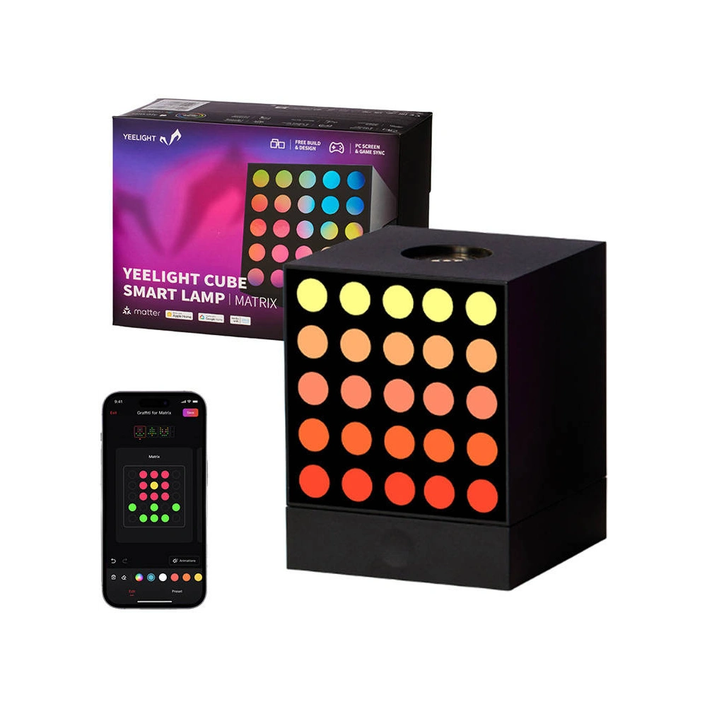 Hurtownia GSM - Świetlny panel gamingowy Yeelight Smart Cube Light Matrix - Baza - YLT109 - {ean13} - Hurt