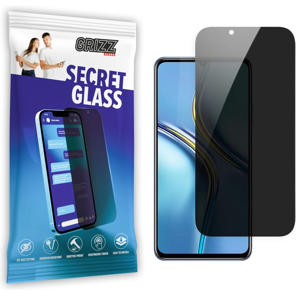 Hurtownia GSM - Pénztár üveg GrizzGlass SecretGlass Honor X30 Max-hoz - GRZ5421 - {ean13} - Hurt