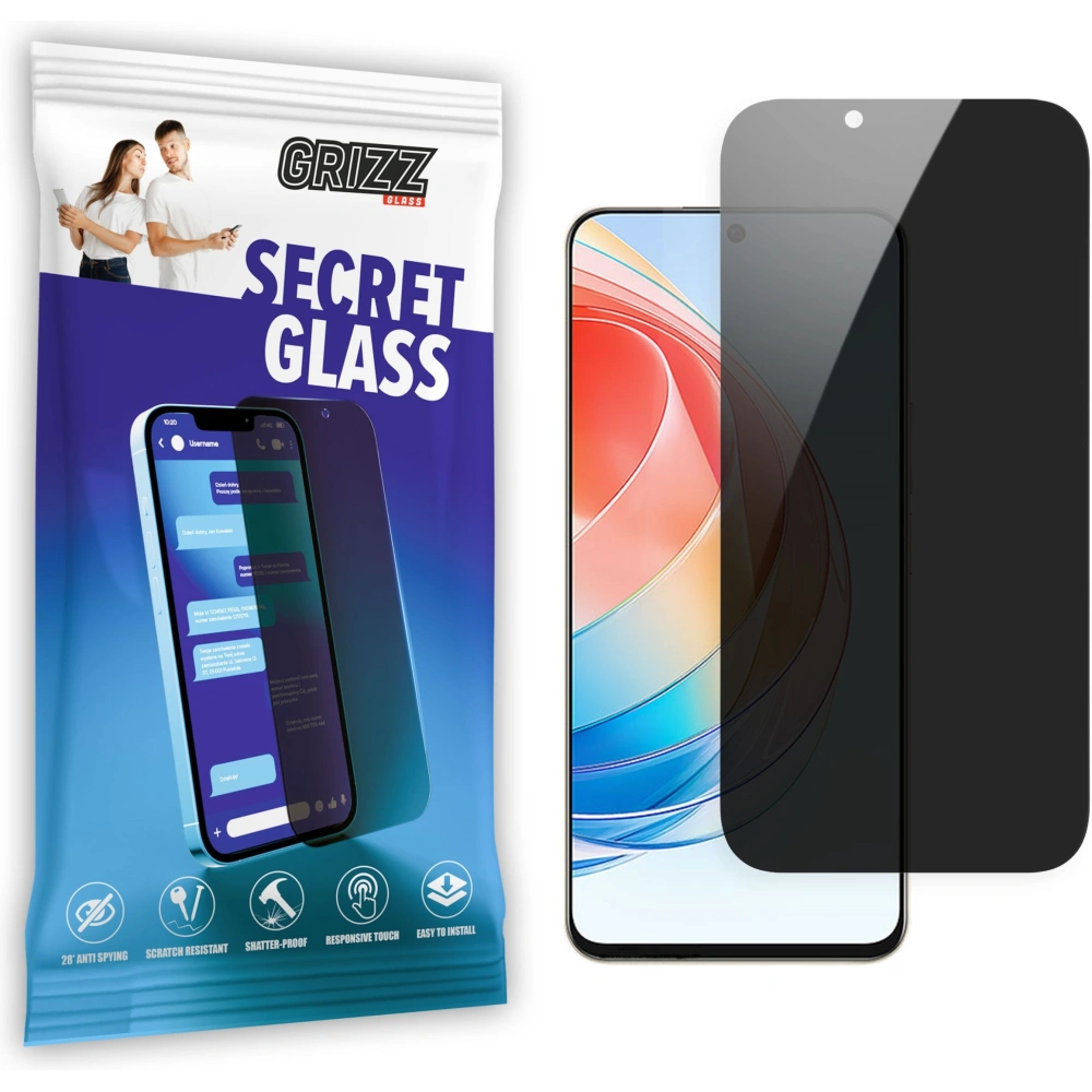 Matowe szkło prywatyzujące GrizzGlass SecretGlass do Honor X40i
