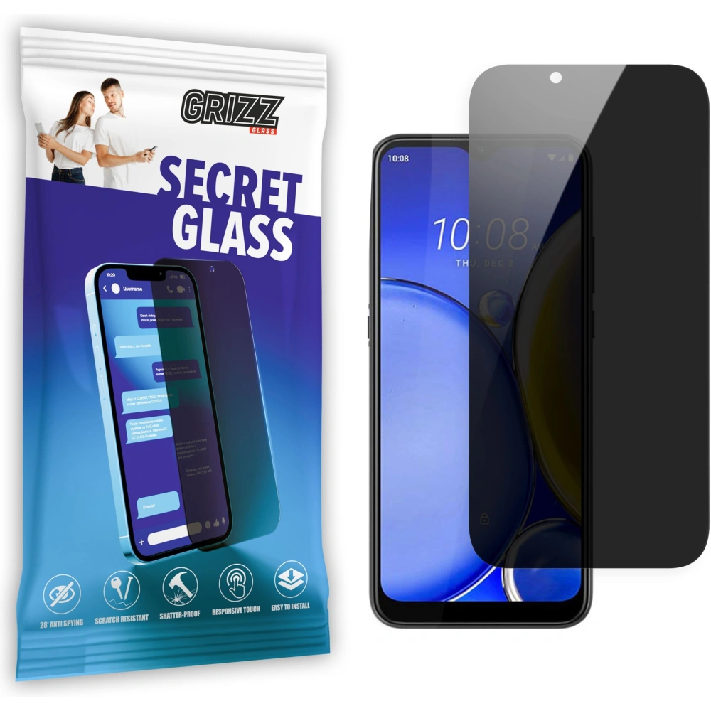 Hurtownia GSM - Sklo privatizující GrizzGlass SecretGlass pro Htc Wildfire E2 Plus - GRZ5437 - {ean13} - Hurt
