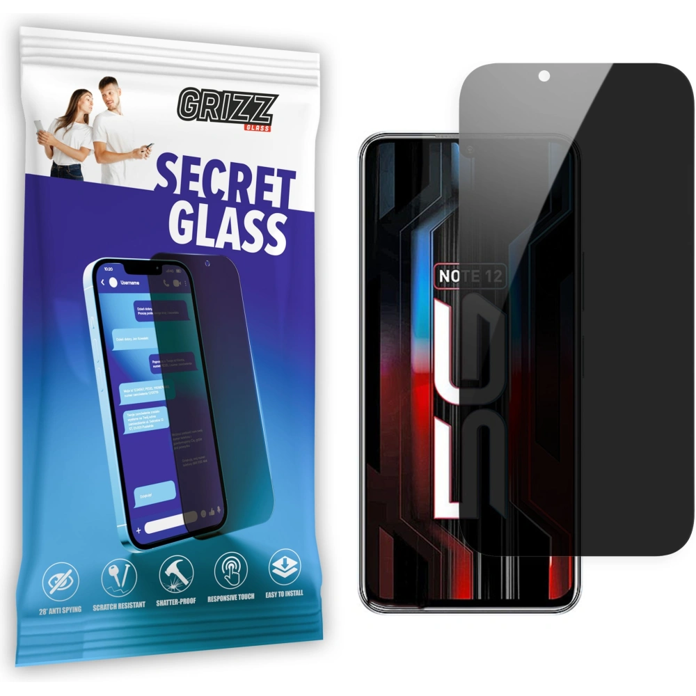 Hurtownia GSM - Privatisierendes Glas GrizzGlass SecretGlass für Infinix Note 12 G96 - GRZ5469 - {ean13} - Hurt