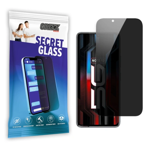 Matowe szkło prywatyzujące GrizzGlass SecretGlass do Infinix Note 12 Pro 5G