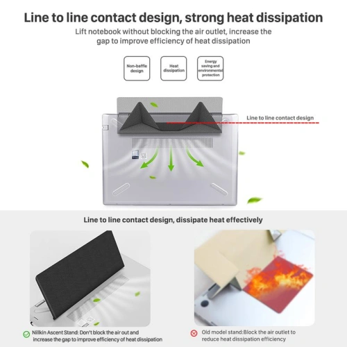 Podstawka do laptopa Nillkin Ascent Stand Szary