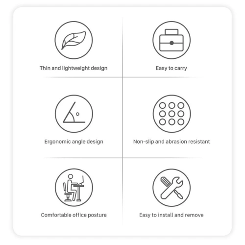 Podstawka do laptopa Nillkin Ascent Stand Szary