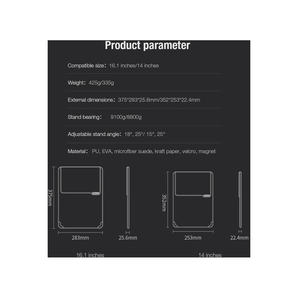 Hurtownia GSM - Etui na laptop Nillkin Versatile 14 palců Modrá - NLK1159 - {ean13} - Hurt