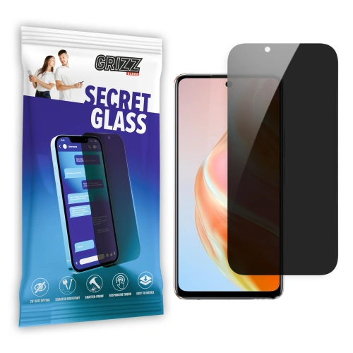 Matowe szkło prywatyzujące GrizzGlass SecretGlass do Infinix Zero 20