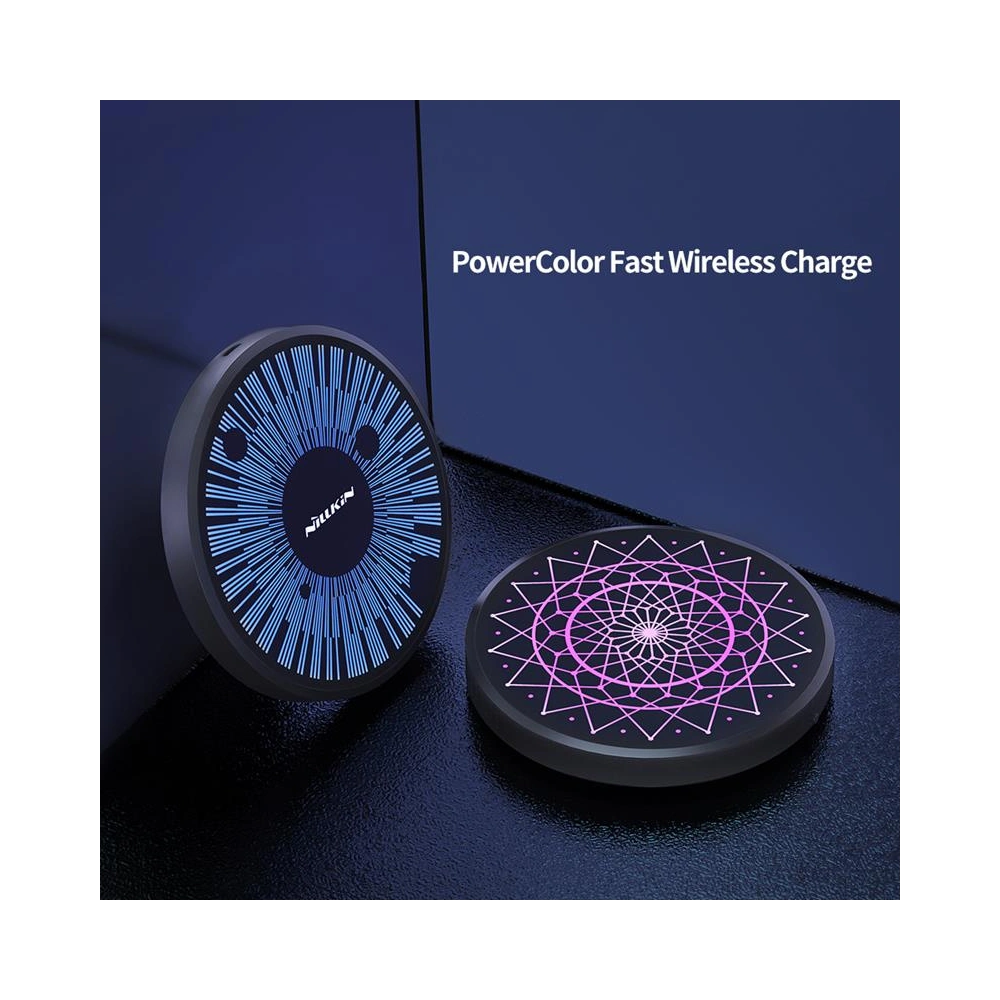 Hurtownia GSM - Vezeték nélküli töltő Nillkin Powercolor Planet 15W Gyors Vezeték nélküli Töltő Fekete - NLK1162 - {ean13} - Hurt
