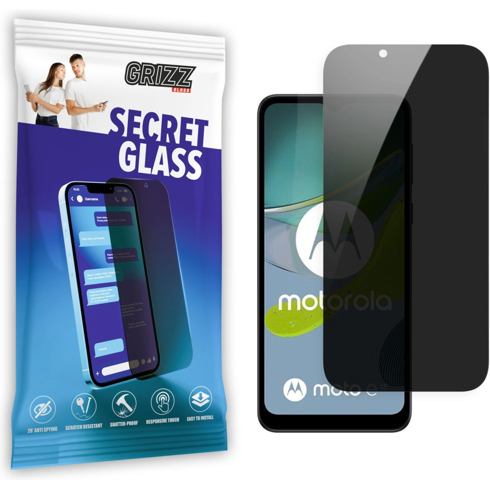 Hurtownia GSM - A privatizáló üveg GrizzGlass SecretGlass Motorola Moto E13-hoz - GRZ5490 - {ean13} - Hurt