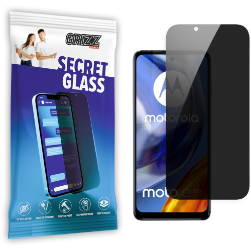GrizzGlass Distributor - 5904063573554 - GRZ5497 - GrizzGlass SecretGlass Motorola Moto E32s - B2B homescreen