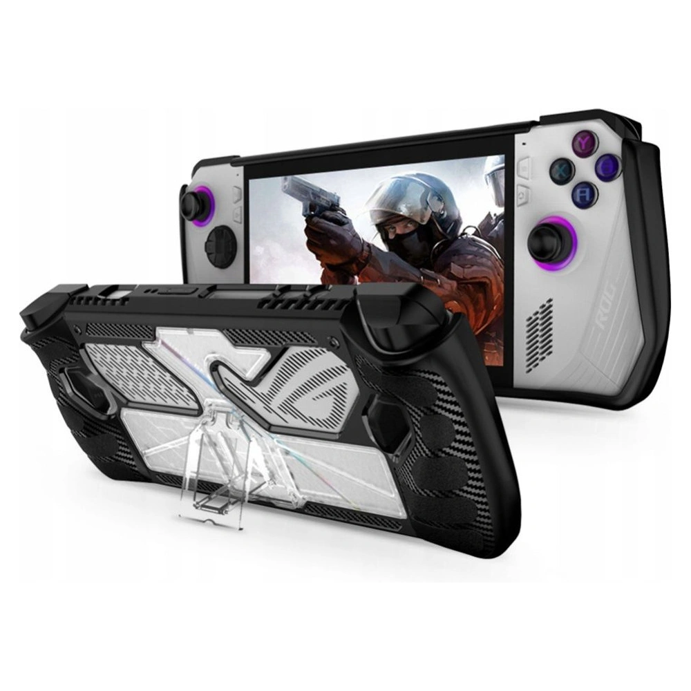 Hurtownia GSM - Etui Tech-Protect Defense Asus Rog Ally Negru/Clear - THP2116 - {ean13} - Hurt