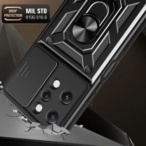 Hurtownia GSM - Etui Tech-Protect CamShield Pro Xiaomi Redmi 12 Fekete - THP2117 - {ean13} - Hurt