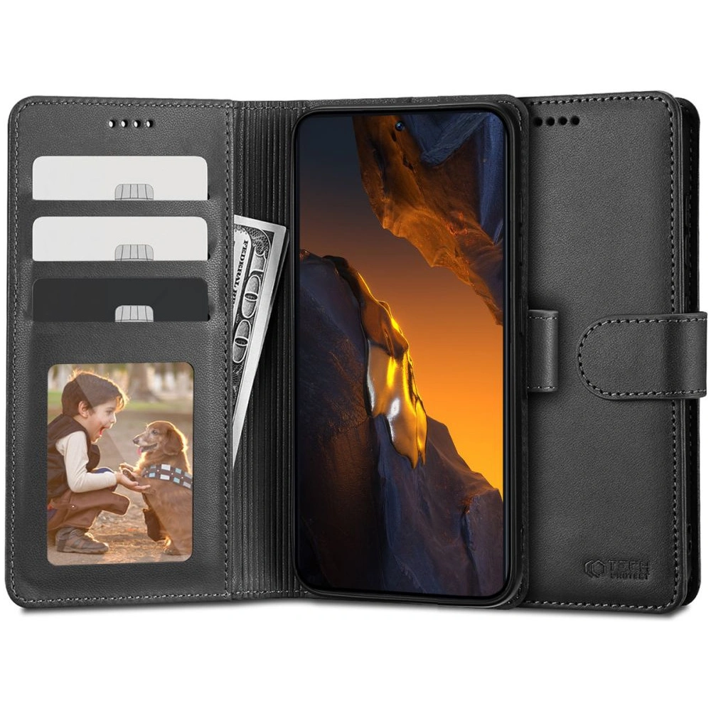 Hurtownia GSM - Etui Tech-Protect Wallet Xiaomi POCO F5 Fekete - THP2120 - {ean13} - Hurt
