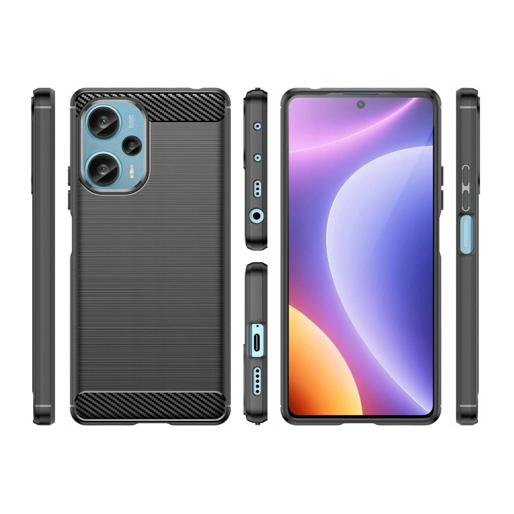Hurtownia GSM - Etui Tech-Protect TPUCarbon Xiaomi POCO F5 Fekete - THP2123 - {ean13} - Hurt