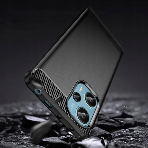 Etui Tech-Protect TPUCarbon Xiaomi POCO F5 Black