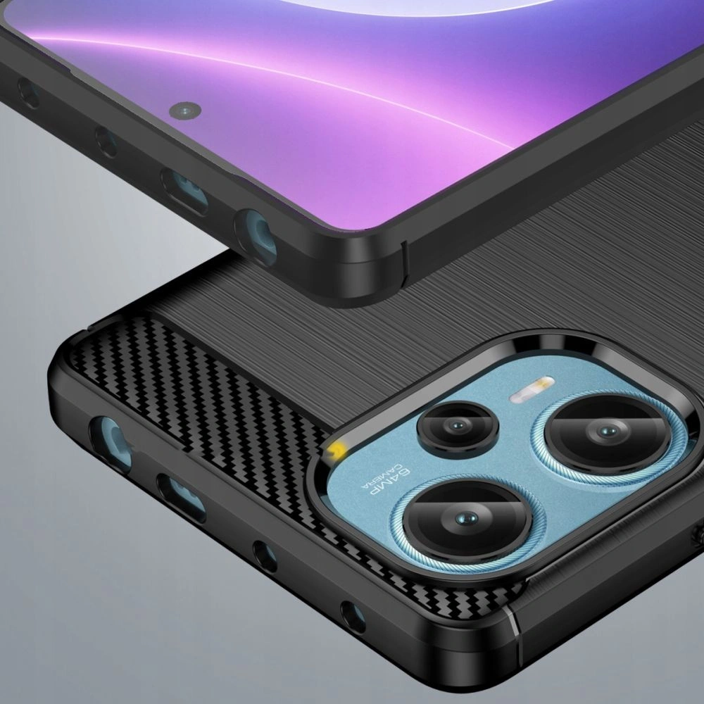 Hurtownia GSM - Tech-Protect Xiaomi Case TPUCarbon POCO F5 Schwarz - THP2123 - {ean13} - Hurt