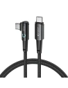 Cablul Tech-Protect Ultraboost L USB-C/USB-C 60W 6A 100cm Gri