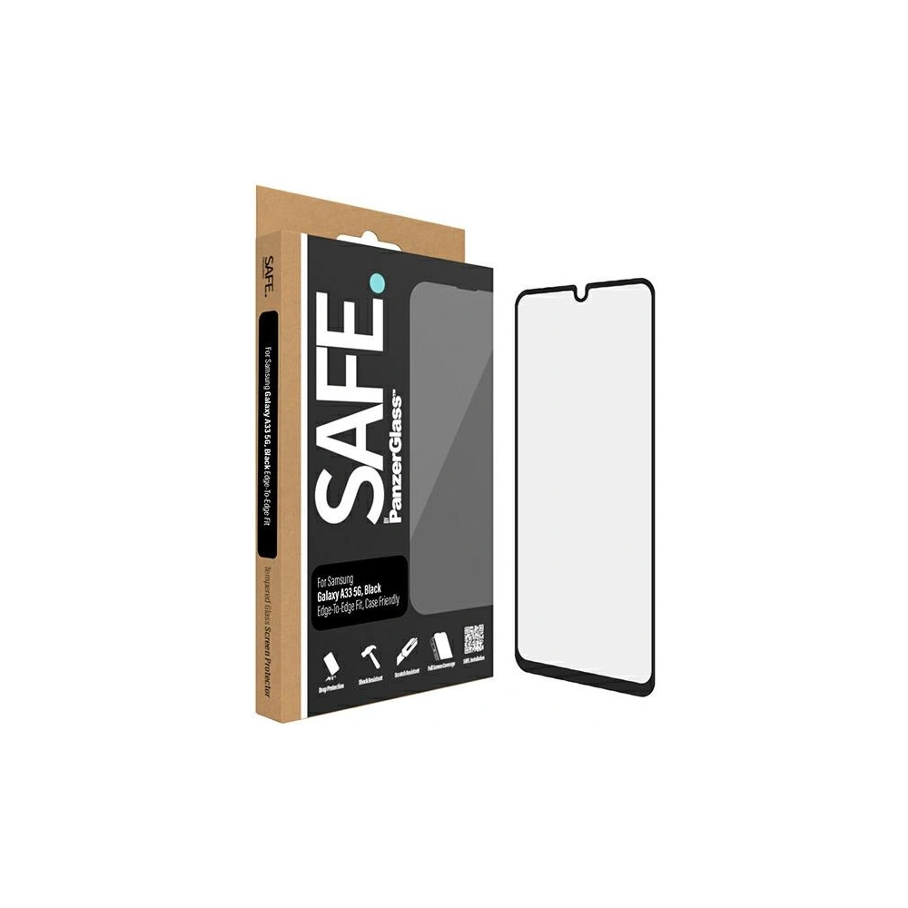 Hurtownia GSM - Sicherheitsglas SAFE von PanzerGlass Samsung Galaxy A33 5G schwarz/black - PZG417 - {ean13} - Hurt