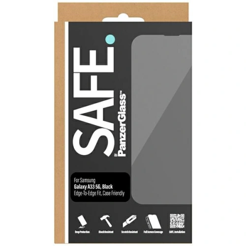 Szkło hartowane SAFE by PanzerGlass Samsung Galaxy A33 5G czarny/black
