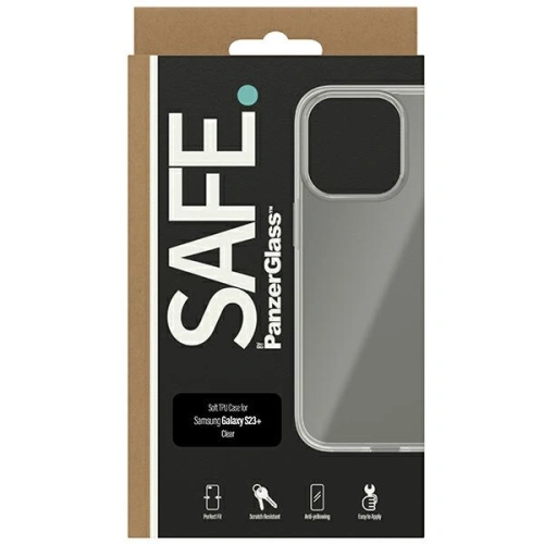 Etui SAFE by PanzerGlass Hardcase Samsung Galaxy S23+ Plus przezroczysty/clear SAFE95321