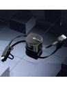 Wholesale USAMS U1 US-SJ192 2in1 USB-A/Lightning/microUSB Cable 1m black - USA983 - {ean13} - Hurt