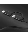 Wholesale USAMS U1 US-SJ192 2in1 USB-A/Lightning/microUSB Cable 1m black - USA983 - {ean13} - Hurt