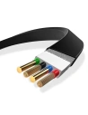 Wholesale USAMS U1 US-SJ192 2in1 USB-A/Lightning/microUSB Cable 1m black - USA983 - {ean13} - Hurt