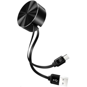 Kabel zwijany USAMS U-Bin US-SJ163 USB-A/microUSB 2A 1m czarny/black