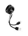USAMS U-Bin US-SJ163 USB-A/microUSB Cable 2A 1m black
