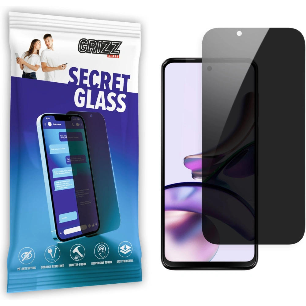 Hurtownia GSM - Sticlă de confidențialitate GrizzGlass SecretGlass pentru Motorola Moto G13 - GRZ5518 - {ean13} - Hurt