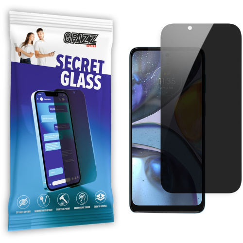 GrizzGlass Distributor - 5904063573790 - GRZ5521 - GrizzGlass SecretGlass Motorola Moto G22 - B2B homescreen