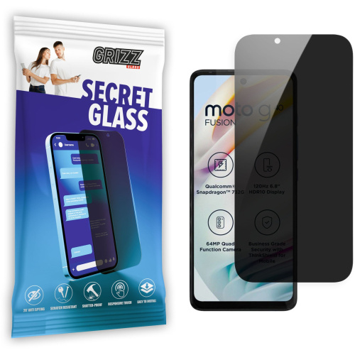 Hurtownia GrizzGlass - 5904063573813 - GRZ5523 - Szkło prywatyzujące GrizzGlass SecretGlass do Motorola Moto G40 Fusion - B2B homescreen