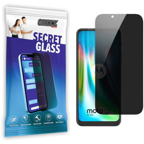 GrizzGlass Distributor - 5904063573936 - GRZ5535 - GrizzGlass SecretGlass Motorola Moto G9 Play - B2B homescreen