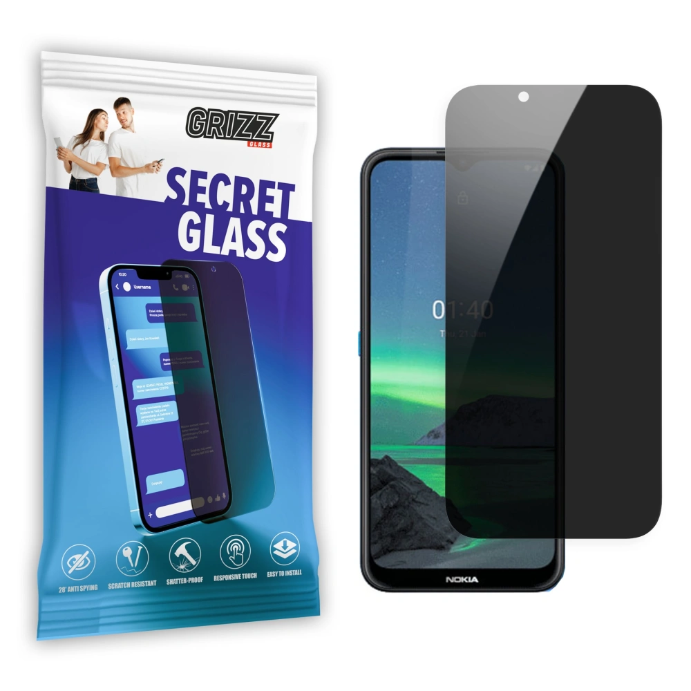 Hurtownia GSM - P privatizáló üveg GrizzGlass SecretGlass a Nokia 1.4-hez - GRZ5544 - {ean13} - Hurt